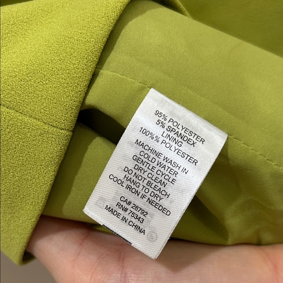 Rachel Zoe Chartreuse lime green vest - medium - Picture 6 of 7